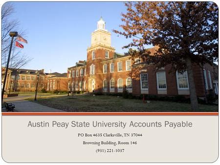 my austin peay account.